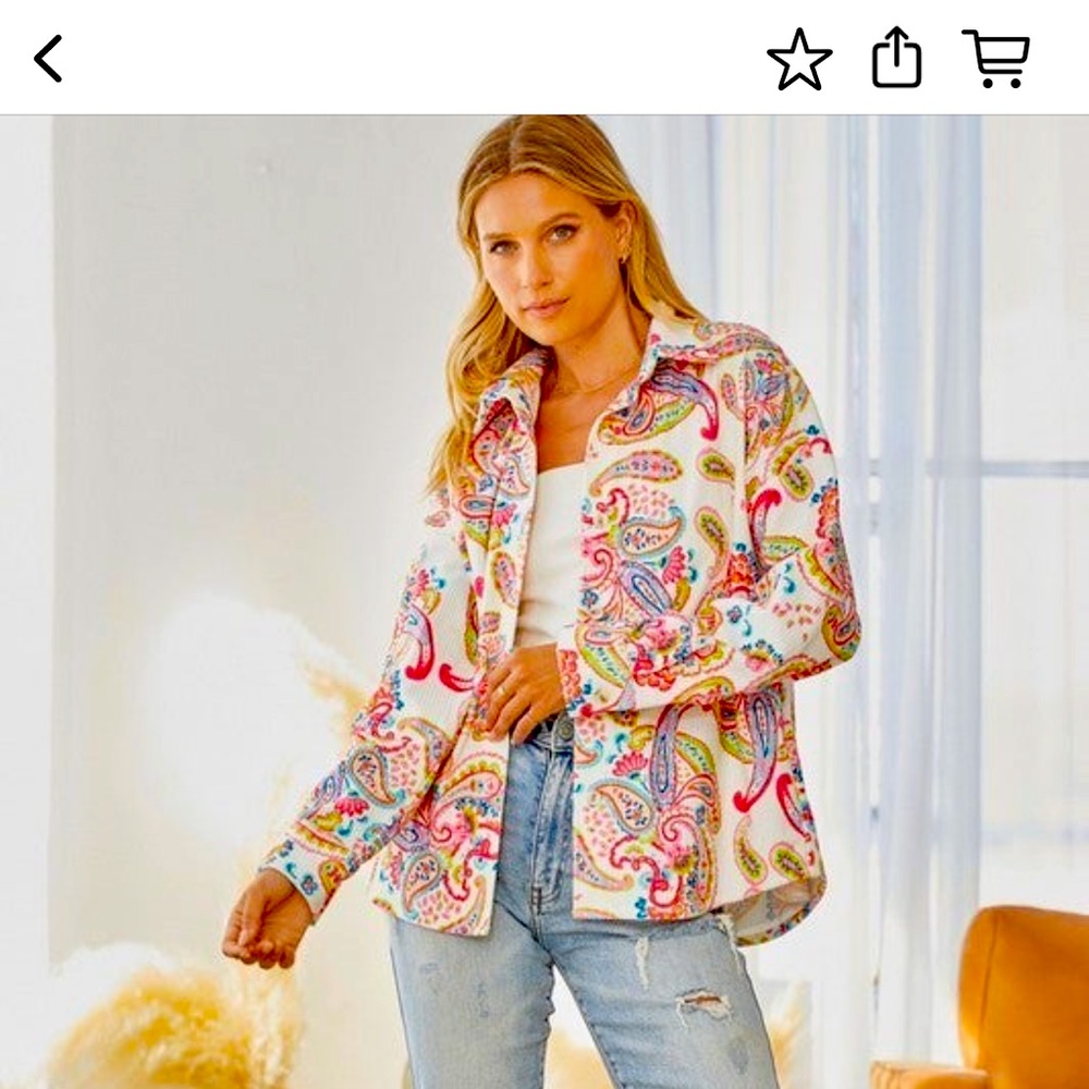 Beautiful colors layering shirt